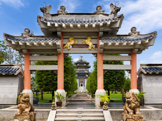 Chinese style entrance
