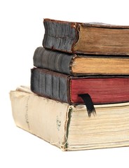 alter Bücherstapel