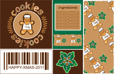 cookies chef set wrap gingerbread