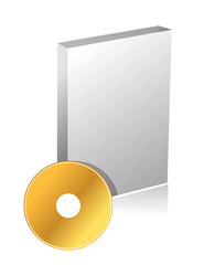 DVD case and disc illustration design