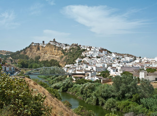 Fototapeta na wymiar Wioska na wzgórzu, Hiszpania