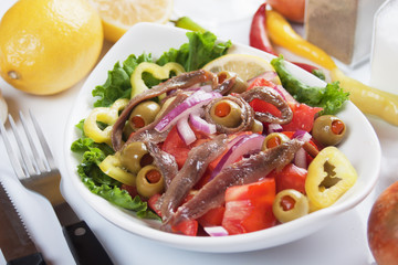 Anchovy salad