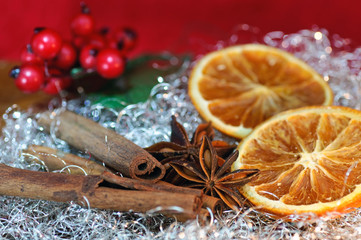 Weihnachtliche Tischdekoration