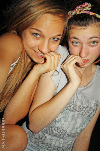 Two Cute Teenage Girls Two Cute Teenage Girls