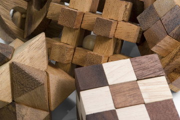 wooden 3D puzzles