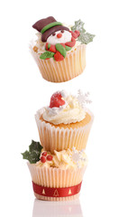 Christmas Cupcake Tower