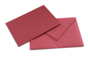 red letter and envelope