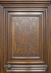 nostalgic wooden door detail