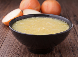 soupe à l'oignon
