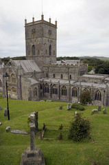 Fototapeta premium Saint Davids Cathedral in Pembrokeshire, South Wales