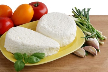 cottage cheese with vegetable