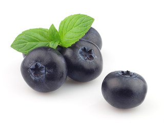 Fresh berry with mint