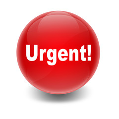 Esfera brillante texto Urgent!