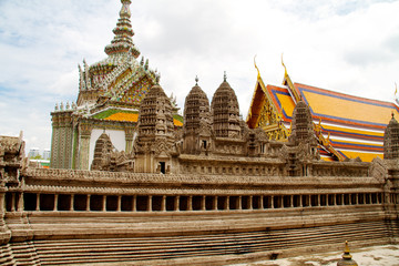 Detail of Grand Palace in Bangkok, Thailand