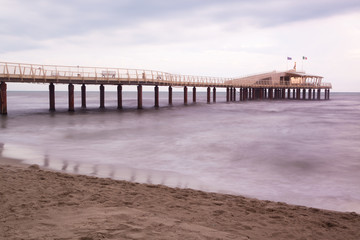 Pier in the Seaside
