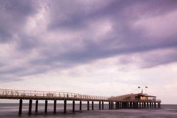 Fototapeta na wymiar Pier in the Seaside