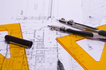 The engineering drawing