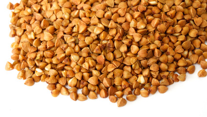 buckwheat on isolated background