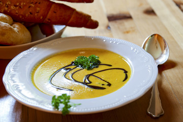 Kürbiscremesuppe