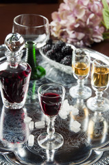 glass of cordial