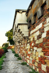 wall of Kalemegdan fortress in Belgrade