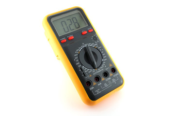 Fototapeta premium Multimeter over white