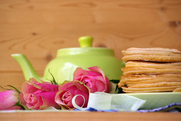 pancakes for tea