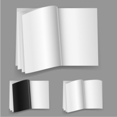 Realistic magazine set number three