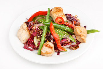 meat with vegetables