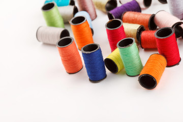 bobbins of lurex thread