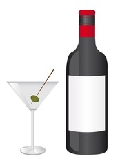 wine bottle