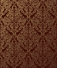 Floral vector seamless ornament