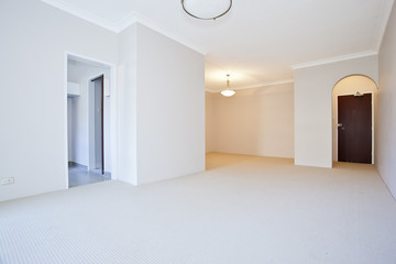 empty white room