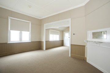 empty white room