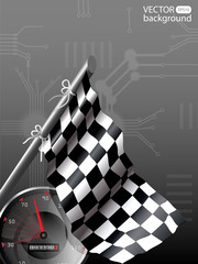 Modern speed racing background