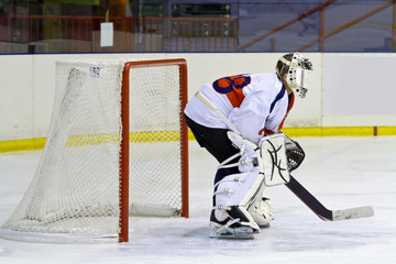 Fototapeta premium hockey goalie