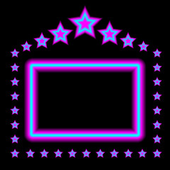Glowing Neon Frame