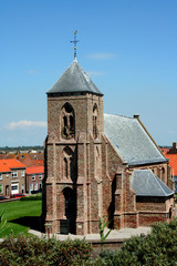 Fototapeta na wymiar The Dutch village of Zoutelande