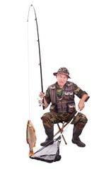 Senior fisherman