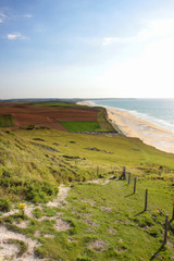 seascape from the coast of opal in France