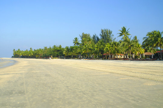 Cenang beach on Langkawi island, Malaysia