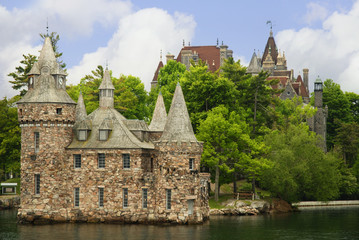 Naklejka premium Boldt Castle 1000 islands St Lawrence River Canada
