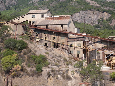 Bergwerks Ruinen in Montevecchio