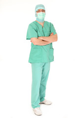 Arzt in OP Kleidung