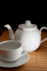 Cup and teapot