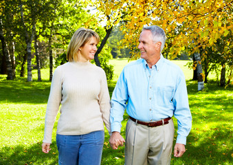 Elderly couple.