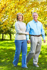 Naklejka premium Elderly couple.