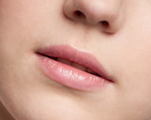 Naklejka premium Lips make-up zone