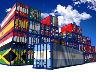 Fototapeta premium CONTAINER ARGENTINA