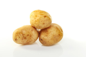 Fototapeta premium Three potatoes